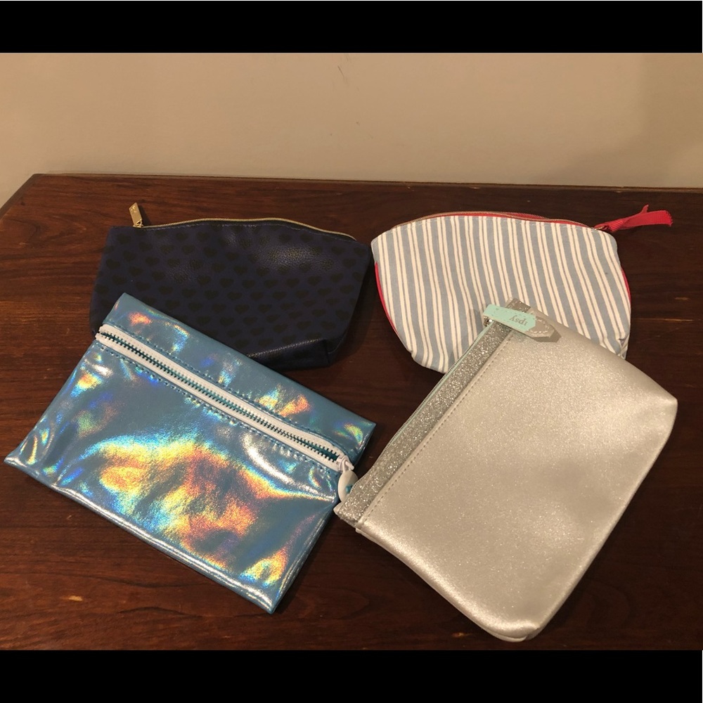 Pack of blue Ipsy bags